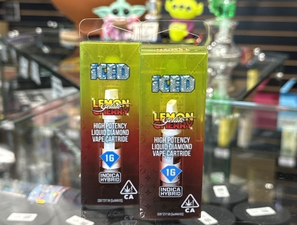 ICED Lemon Cherry Gelato 1g Diamond Cartridge