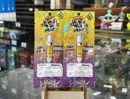 West Coast Treez LA Sunrise 1g Cartridge