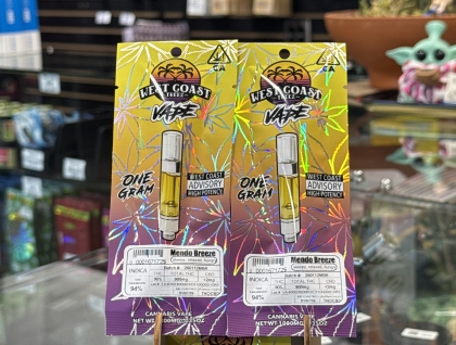 West Coast Treez Mendo Breeze 1g Cartridge
