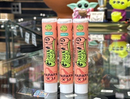 Greenline Papaya x 33 1g Infused Preroll