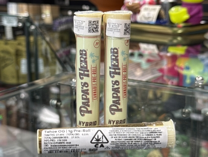 Papa's Herb Tahoe OG 1g Preroll