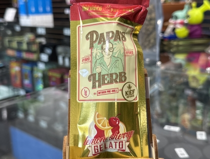 Papa's Herb  Lemon Cherry Gelato 1g Infused Preroll