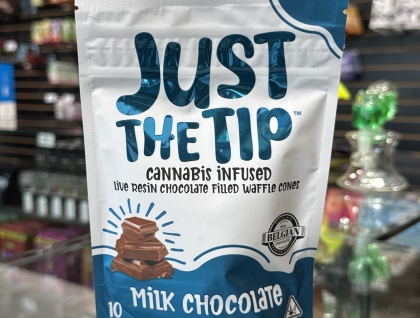 Just The Tip Milk Chocolate 100mg Filled Waffle Cones