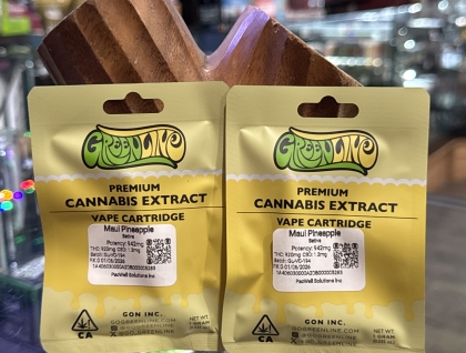 Greenline Maui Pineapple 1g Cartridge