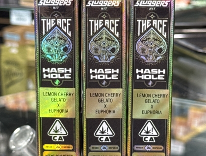 Sluggers Lemon Cherry Gelato x Euphoria 2g Infused Hash Hole