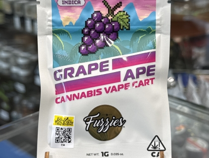 Fuzzies Grape Ape 1g Cartridge
