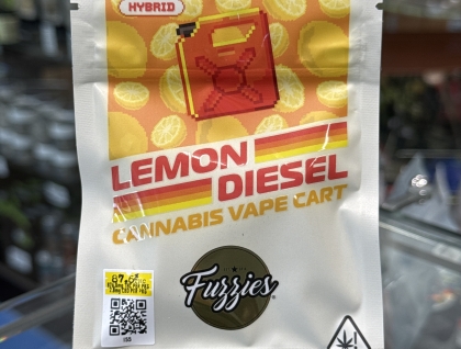 Fuzzies Lemon Diesel 1g Cartridge