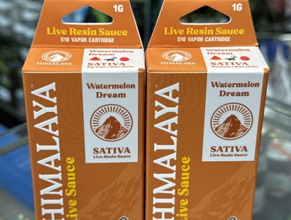 Himalaya Watermelon Dream 1g Live Resin Cartridge