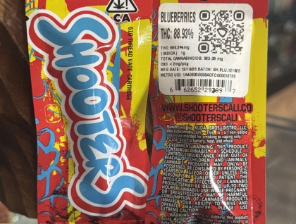 Shooters Blueberries 1g Cartridge
