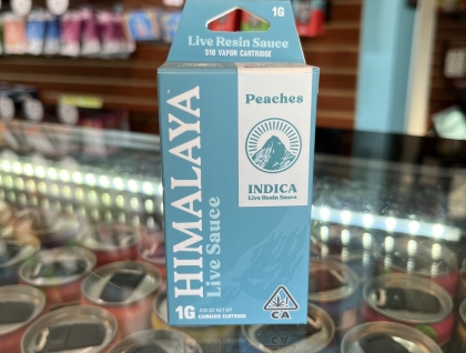 Himalaya: Himalaya Peaches 1g Live Resin Cartridge