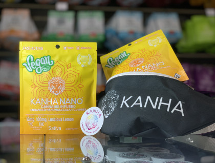 Kanha NANO Luscious Lemon Gummies 100mg THC