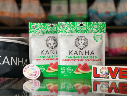 Kanha Watermelon Gummies 100mg THC