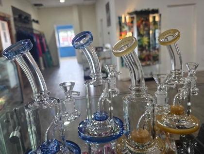 7.5" Stemless GoG Showerhead Straight Shooter Water Pipe