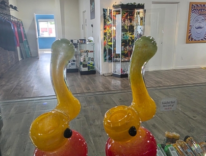 5.5" Rasta Frit Sherlock Glass Bubbler