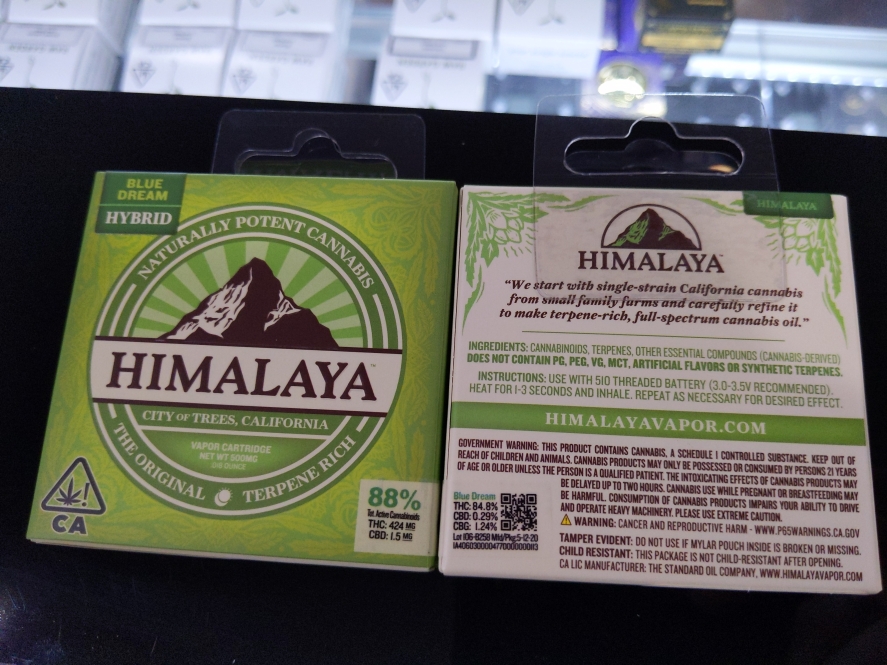 Himalaya Blue Dream .5g Cartridge