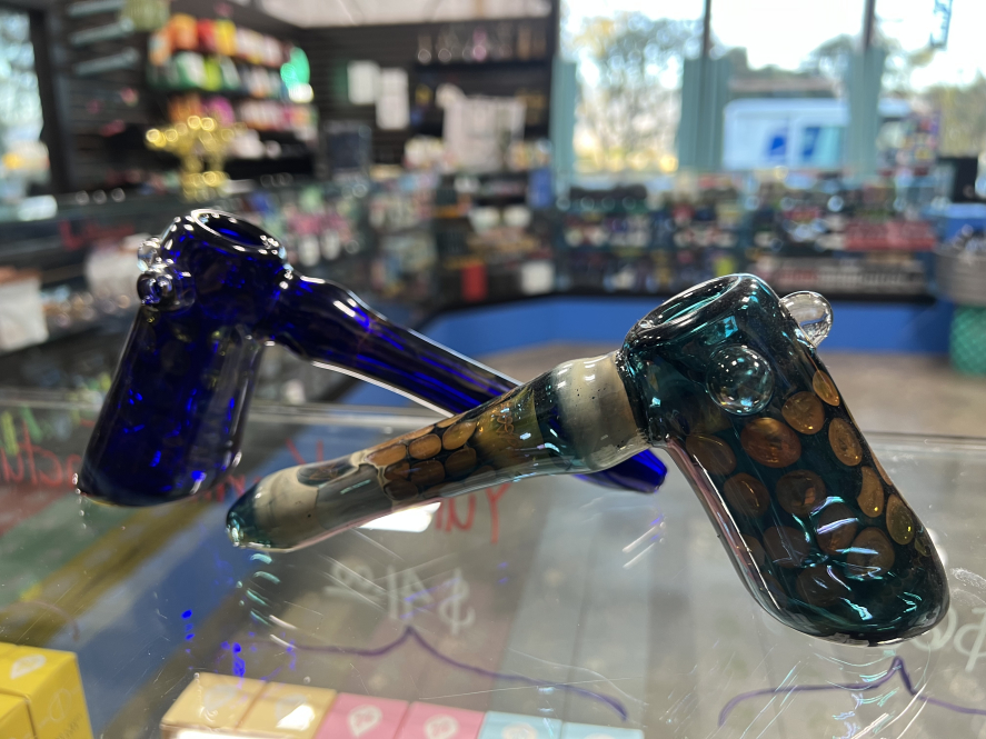 Gold Spotted Blue Bubbler