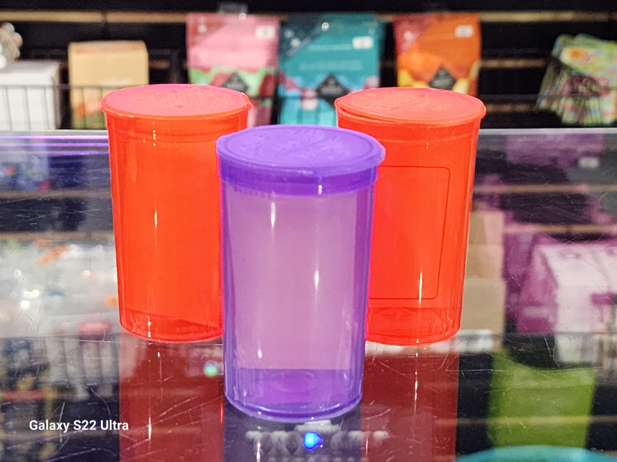 Medium storage container w/ lable