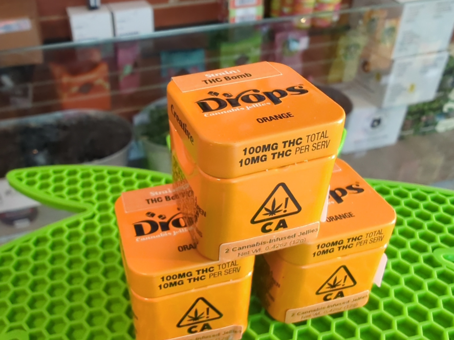 Drops Orange 100mg 2pc Gummies