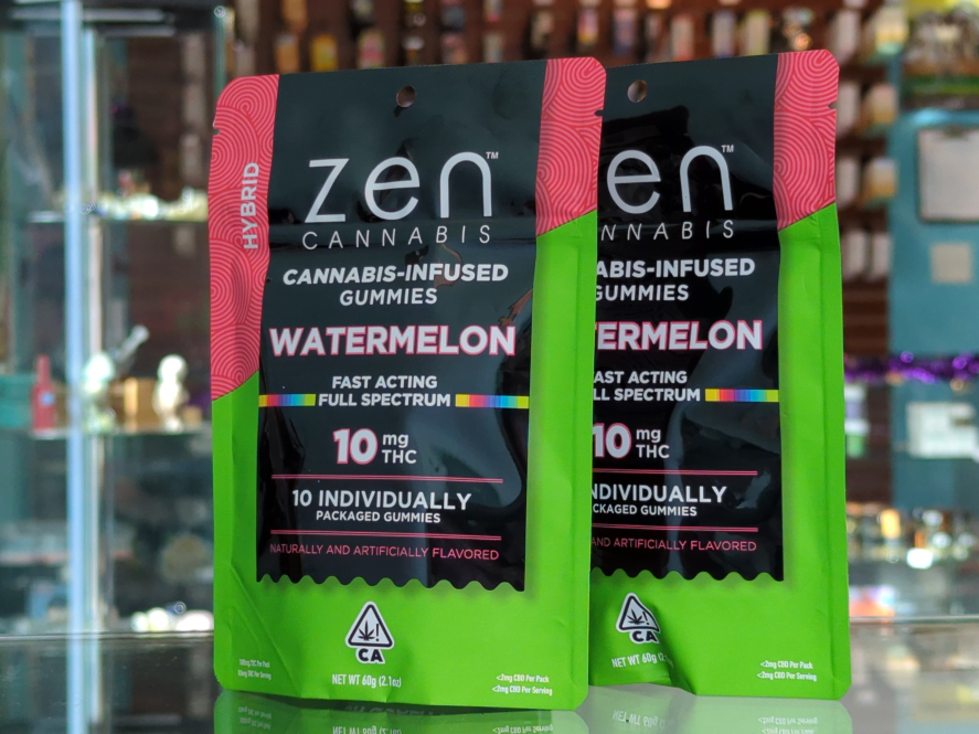 ZEN Hybrid Watermelon 100mg THC Edibles