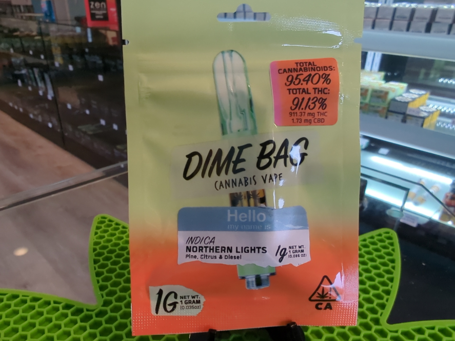 Dime Bag Northern Lights 1g Cartridge