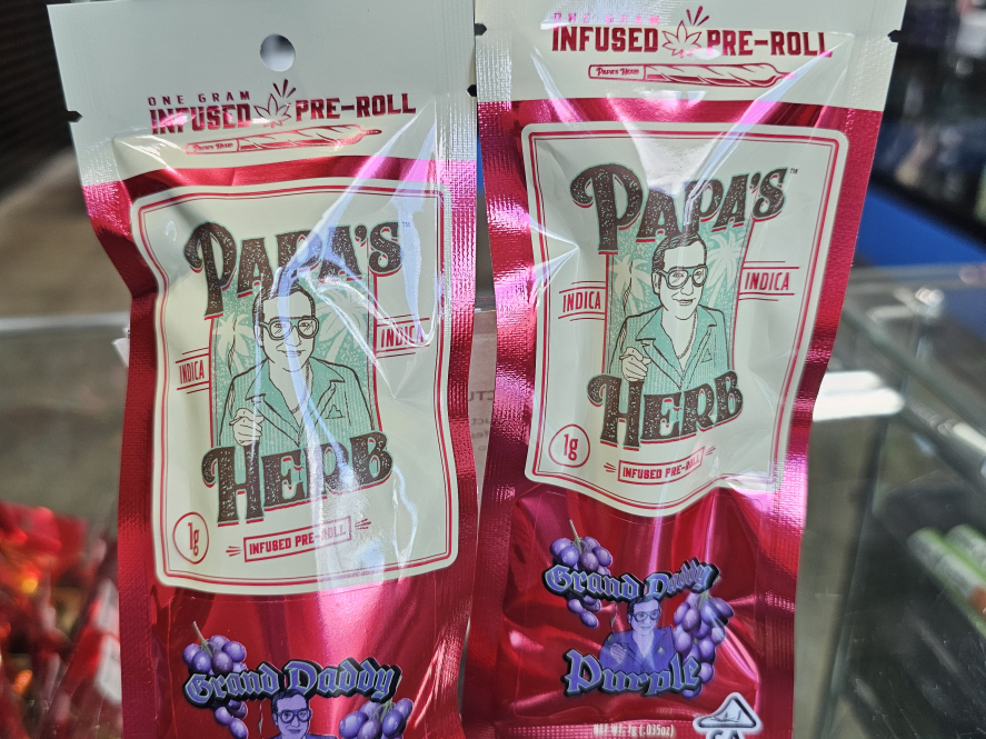 Papa's Herb Granddaddy Purple 1g infused Preroll