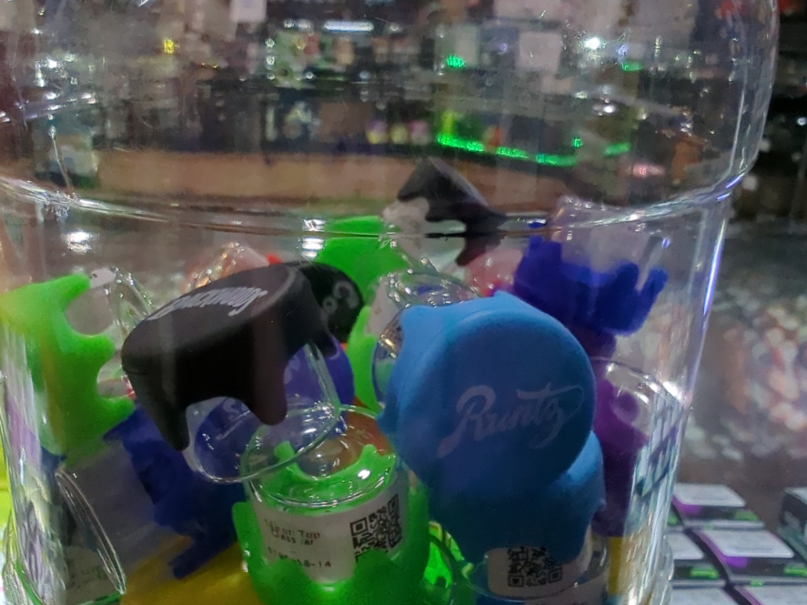 Silicon Top Glass Jar