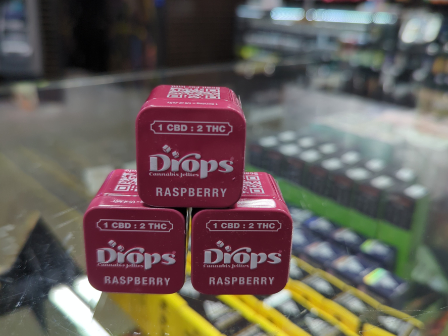 Drops CBD 1:2 Raspberry 100mg 2pc Gummies