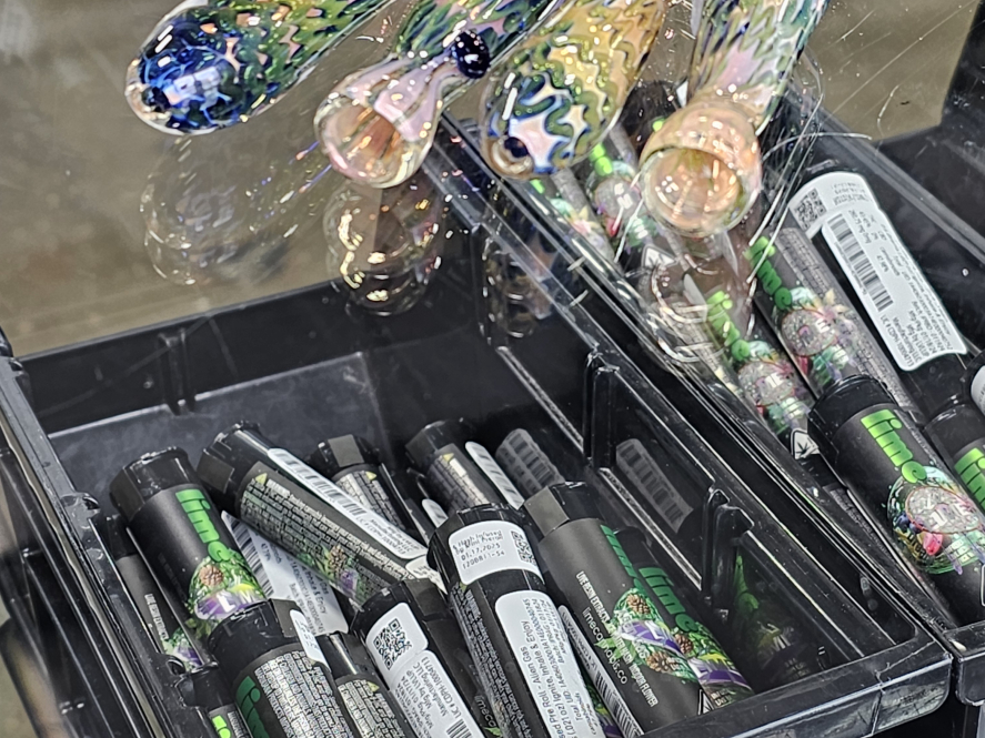 Fumed Line Inside Chillum(522)