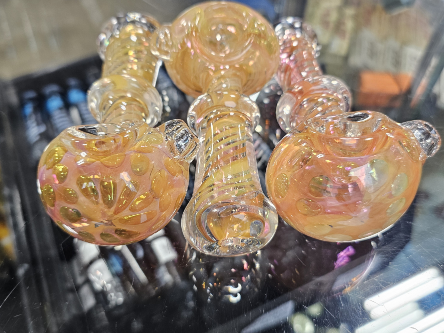 Fumed Swirl Ring Handpipe (107)