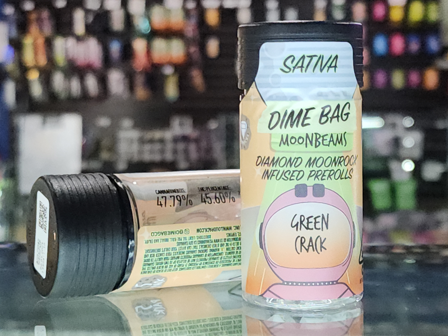 Dime Bag Moonbeams Green Crack 2.5g Preroll 5pk