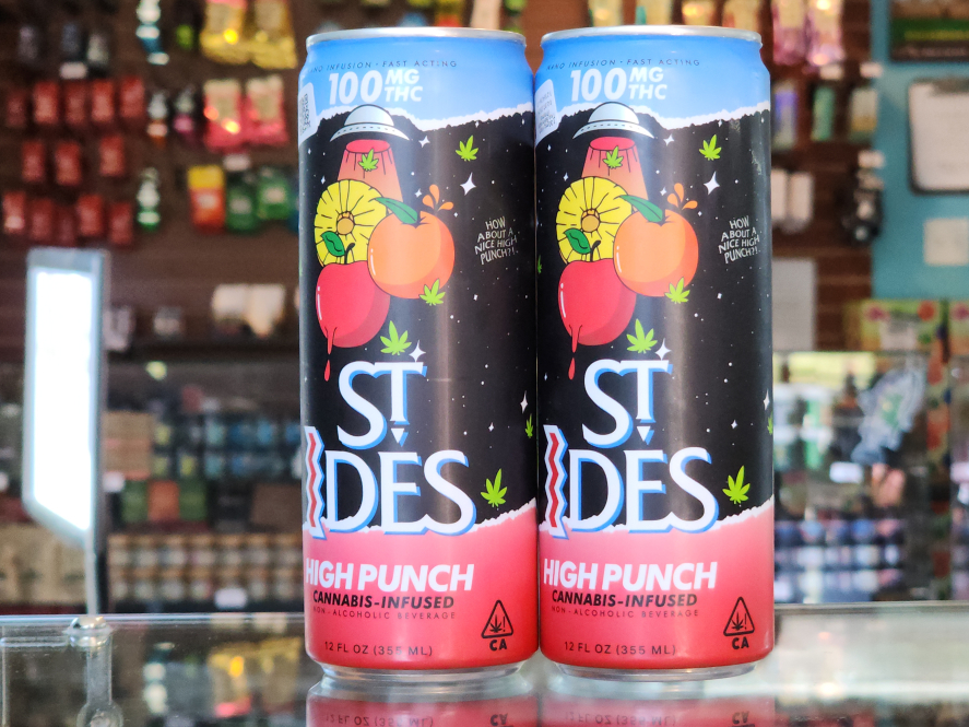 ST. Ides High Punch 12oz 100mg High Tea Beverage