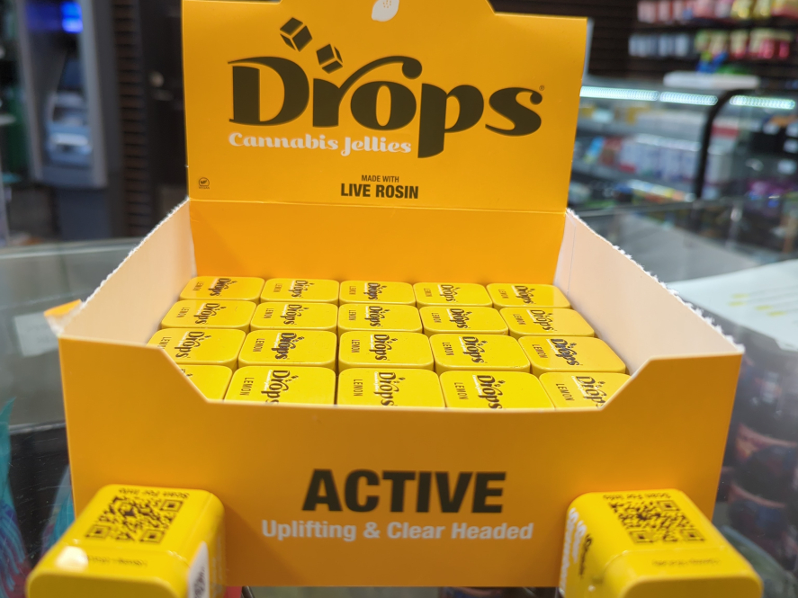 Drops  Lemon 100mg Edibles