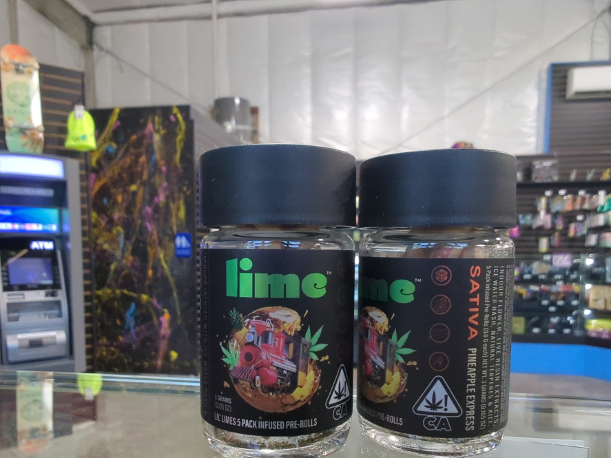 Lil Lime Pineapple Express .6g Infused Preroll 5pk