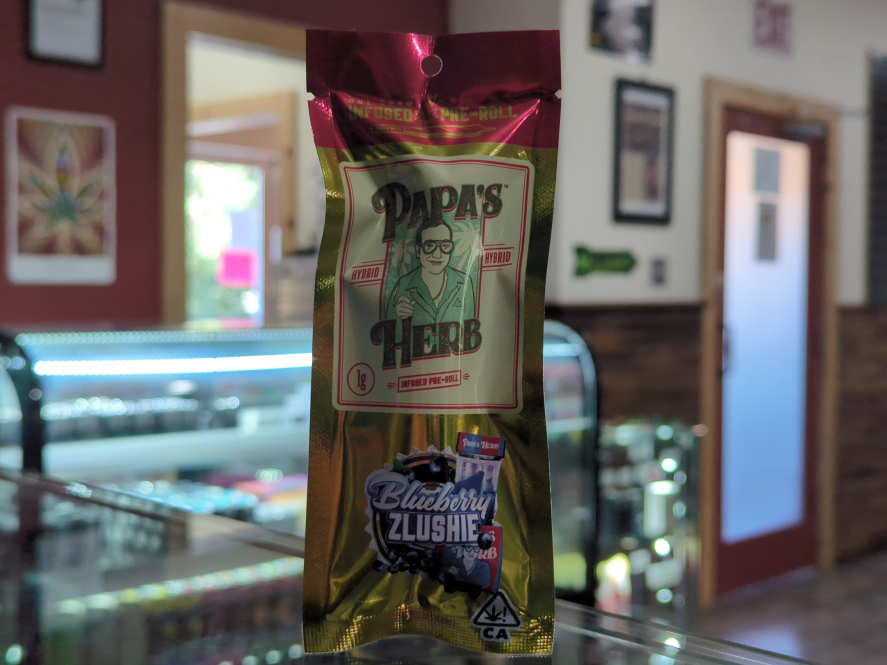 Papa's Herb Blueberry Zlushie 1g Infused Preroll