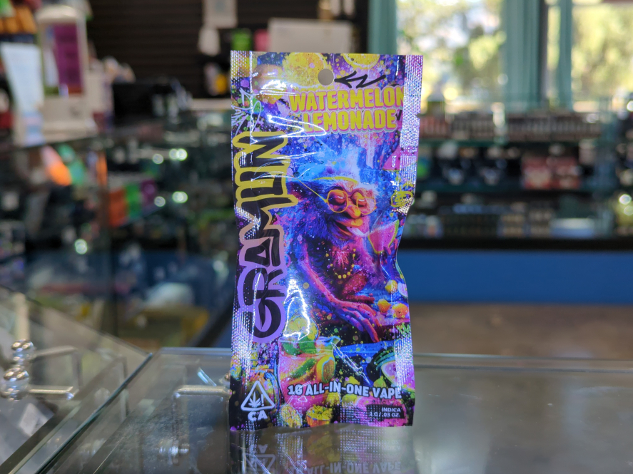 Gramlin Watermelon Lemonade 1g Disposable Cartridge