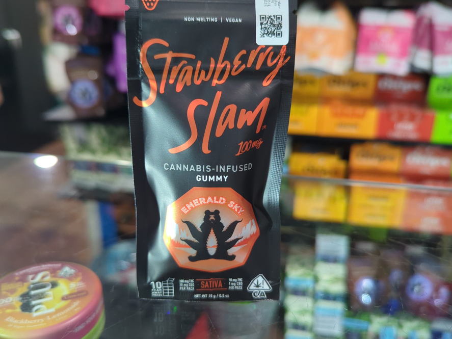 Emerald Sky strawberry slam 100mg Edibles