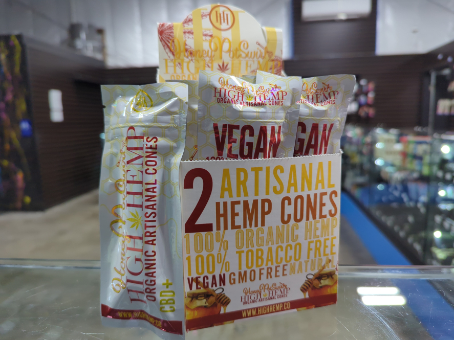 High Hemp Organic Cones Honey
