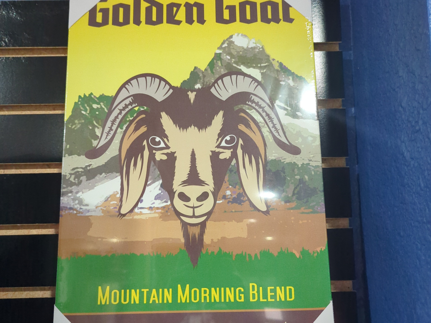 High Art Studios Golden Goat Canvas