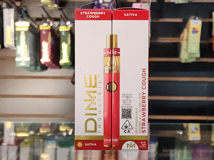 Dime Industries Strawberry Cough 1g All in One Cartridge