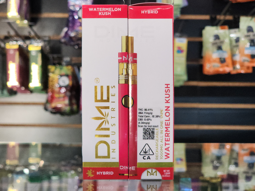 Dime Industries Watermelon 1g Disposable Cartridge
