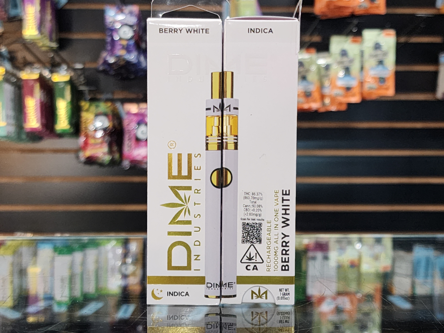 Dime Industries Berry White 1g All In One Cartridge