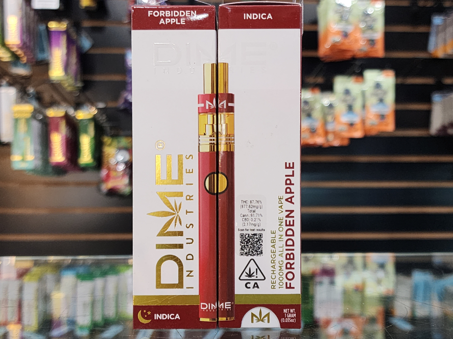 Dime Industries Forbidden Apple 1g Cartridge Tank