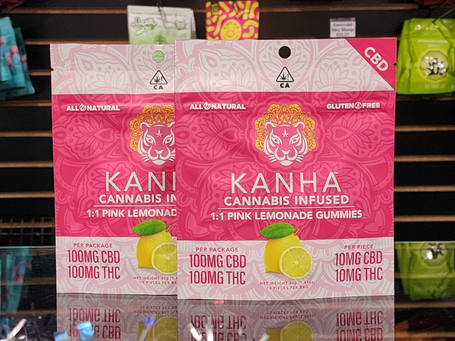 Kanha CBD 1:1 Pink Lemonade Gummies 100mg