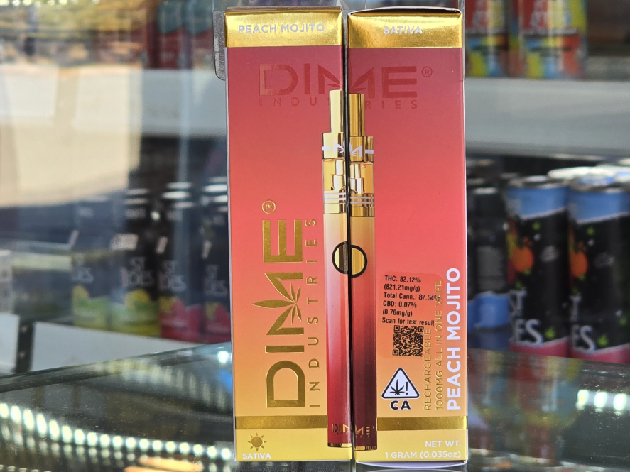Dime Industries Peach Mojito 1g Live Reserve All In One