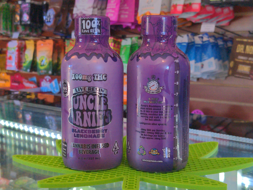 Uncle Arnie's Blackberry Lemonade 8oz Live Resin Drink