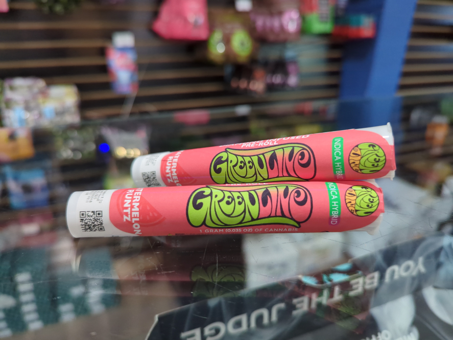 Greenline Watermelon R 1g Infused Preroll
