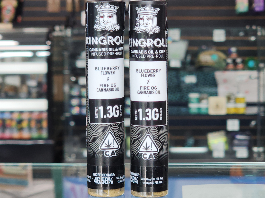 Kingroll Blueberry x Fire OG 1.3g Infused Preroll
