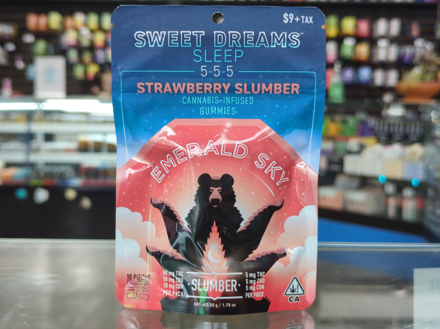 Emerald Sky Sweet Dreams Strawberry Slumber 5ct Gummies 5:5:5 THC/CBD/CBN