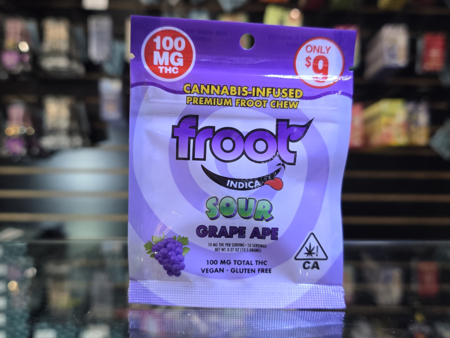 Froot Sour Grape 100mg Gummy