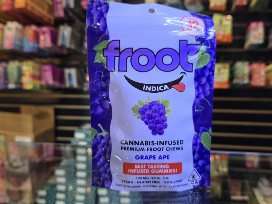Froot Grape Ape 100mg Gummies